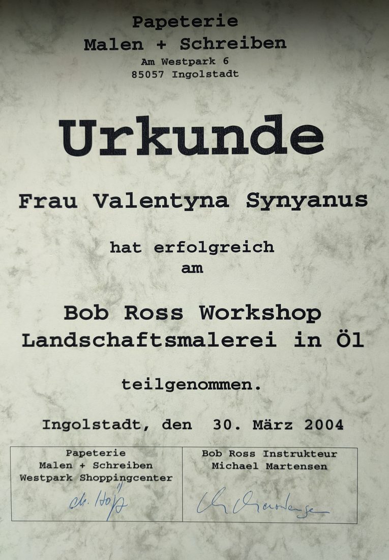 Bob Ross Workshop — Landschaftsmalerei in Öl